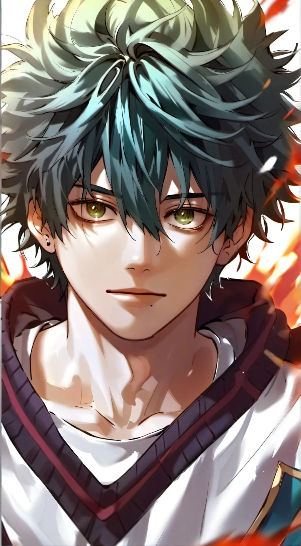ai character: Izuku Midoriya  background