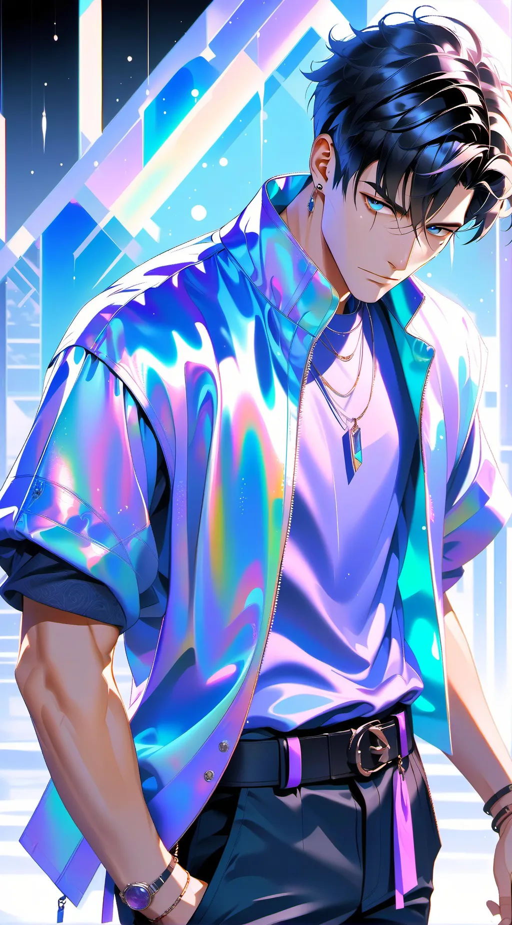 ai character: Theo background