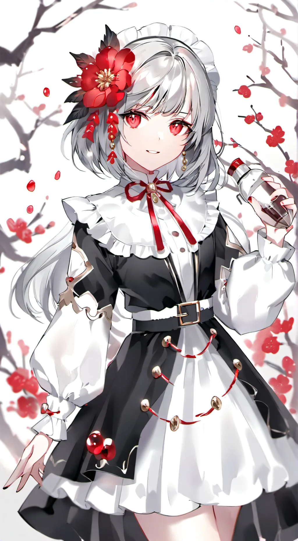 ai character: Crazy girl 2 background