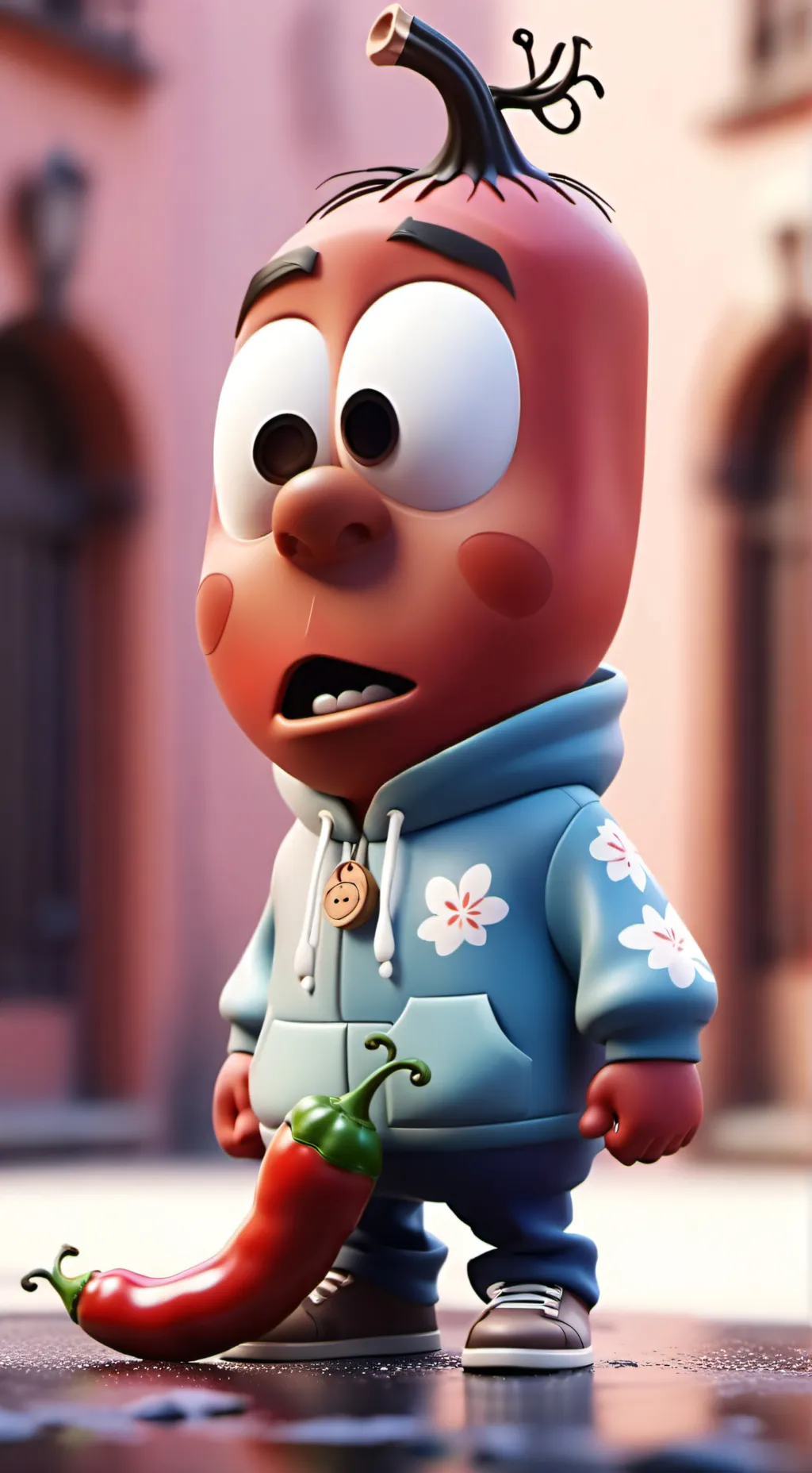 ai character: chilli  background