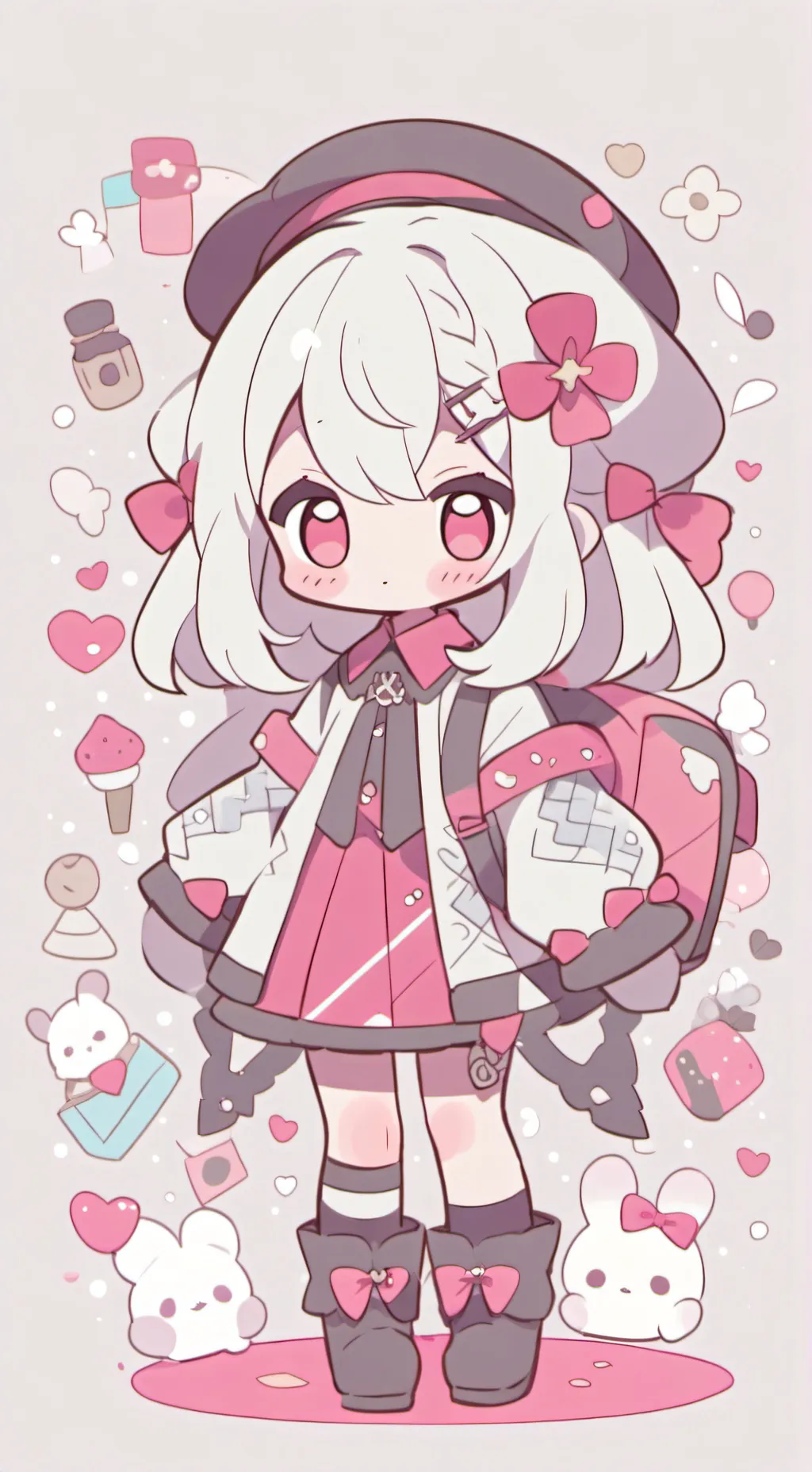 ai character: Bakugo  background