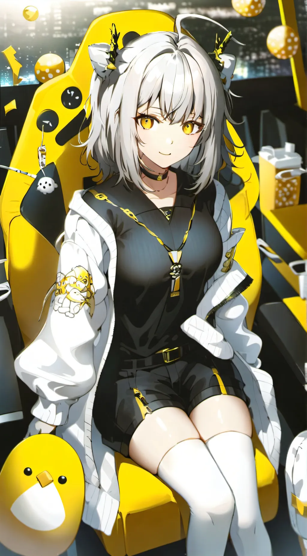 ai character: Magali  background