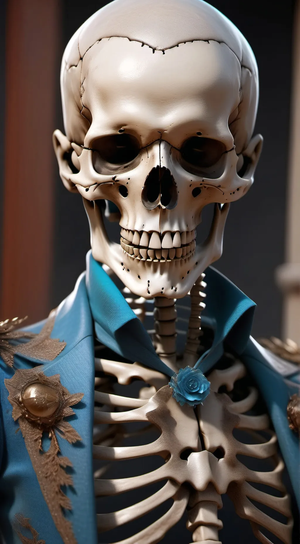 ai character: bones background