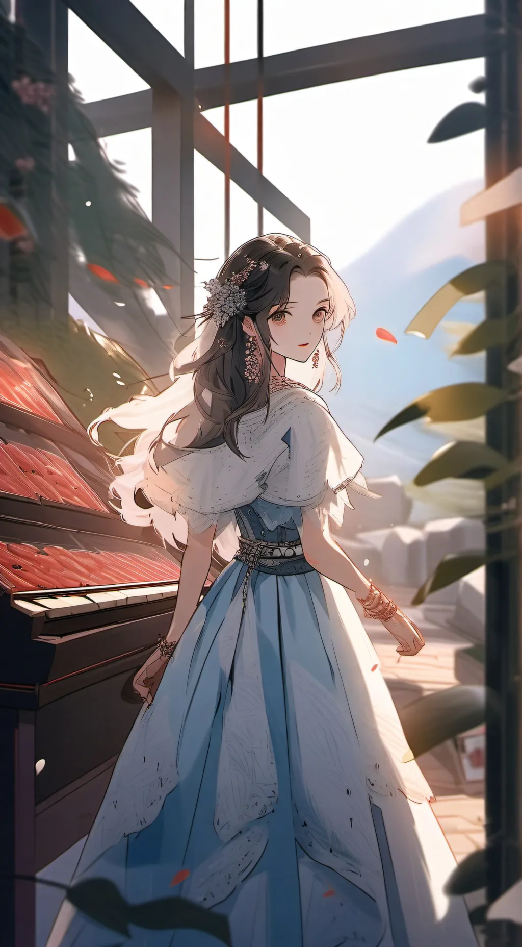 ai character: Lily background