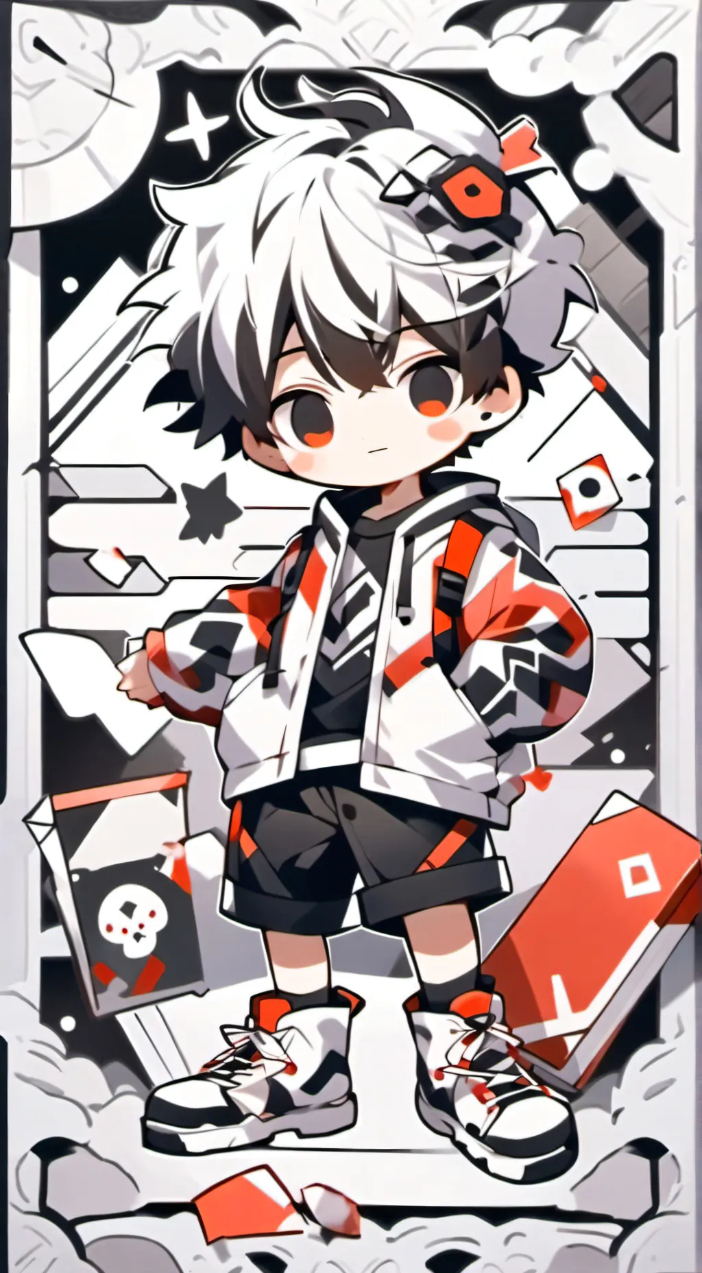 ai character: Salesman and thano background