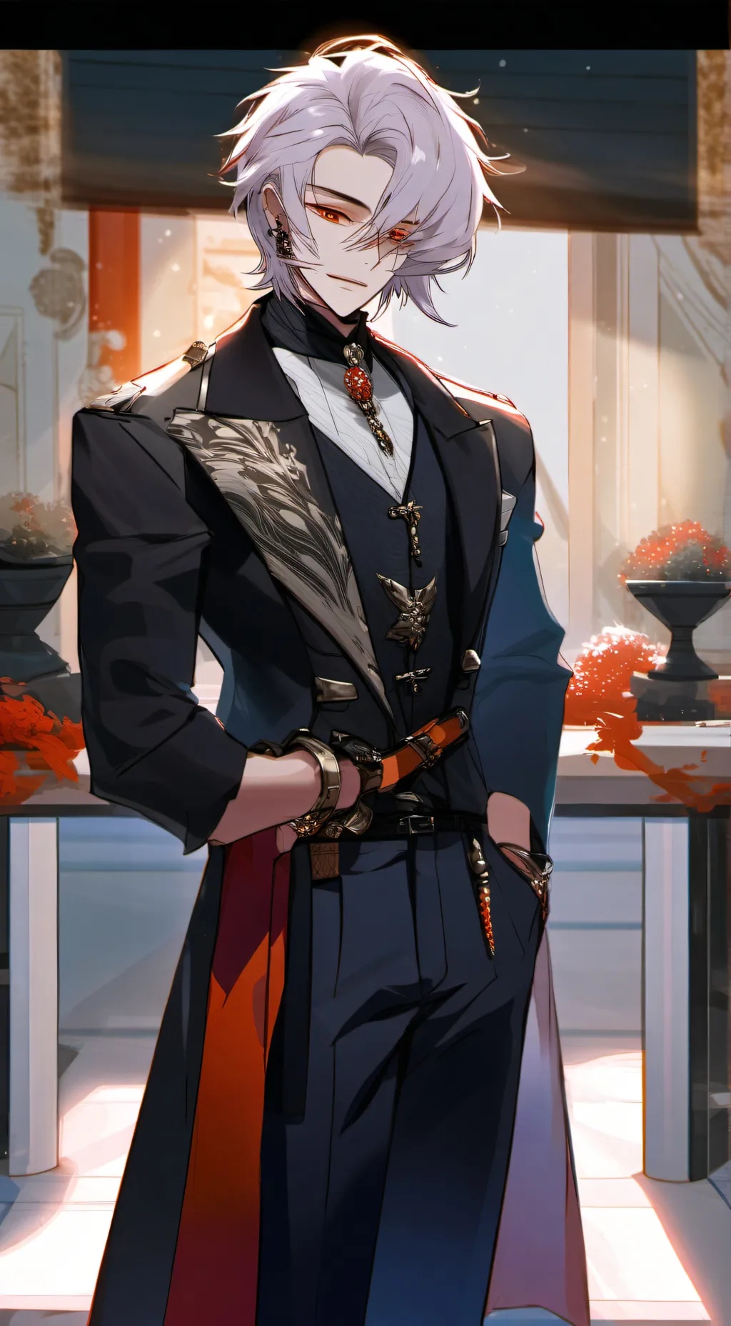 ai character: leo background