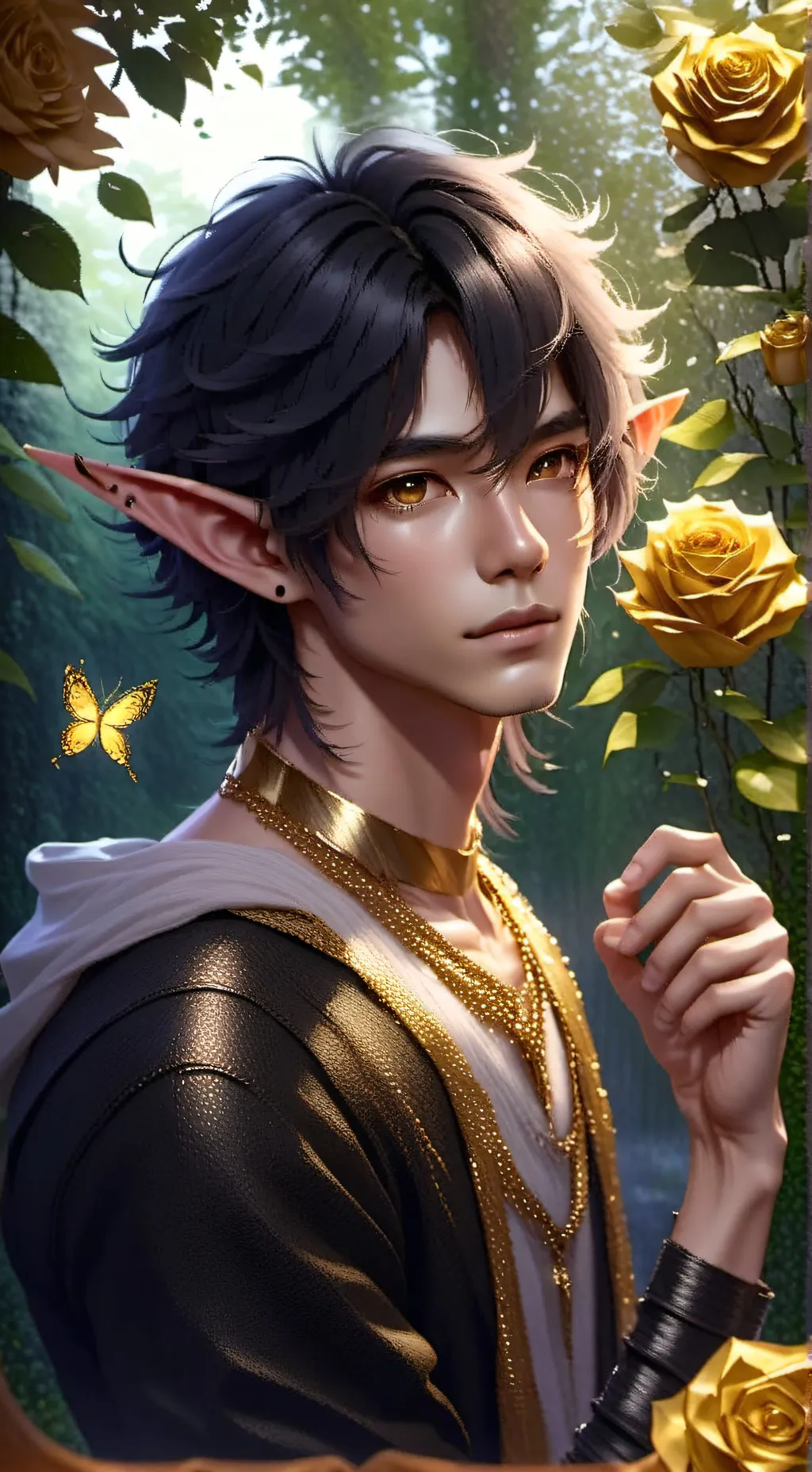 ai character: Сан background