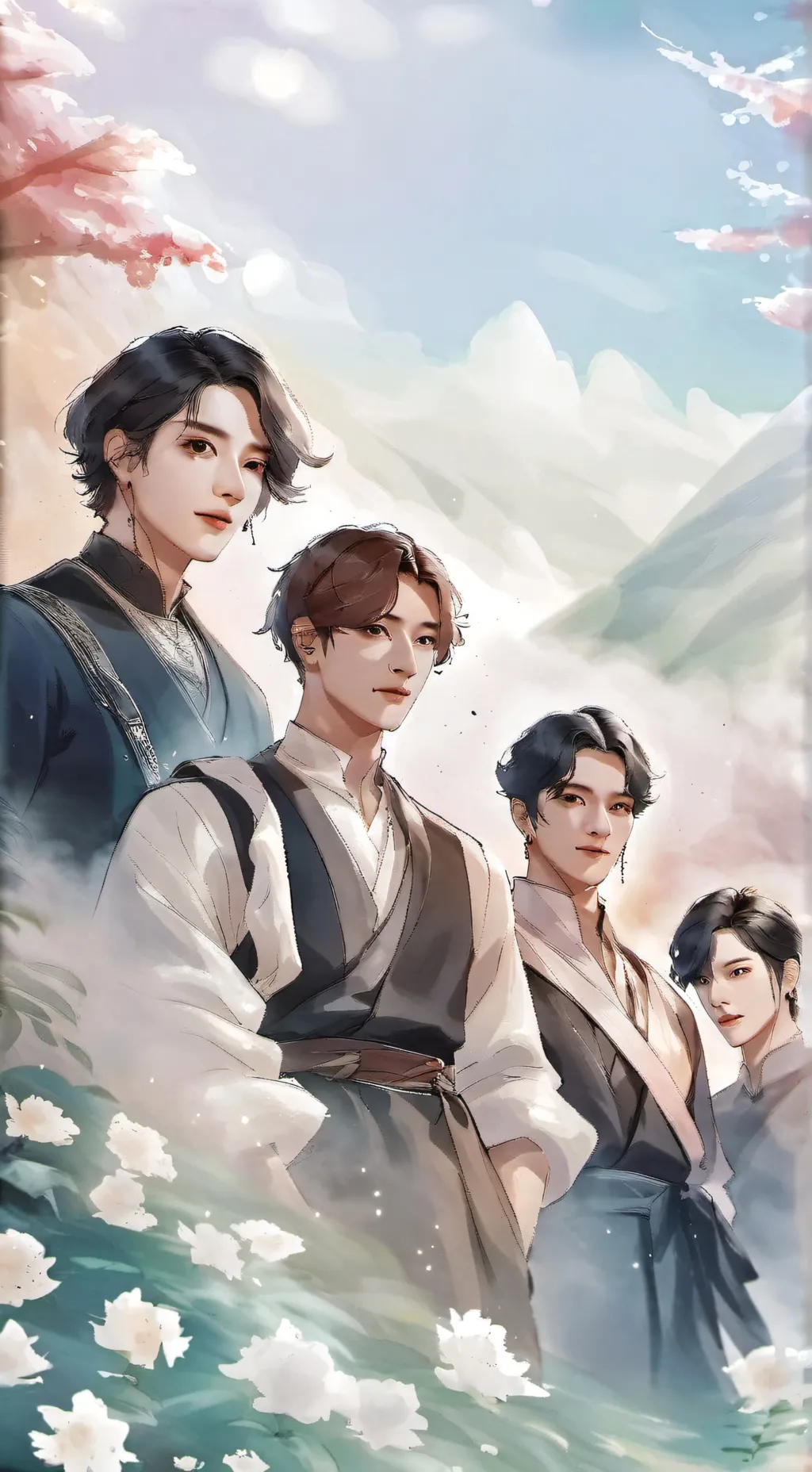 ai character: hyunlix  background