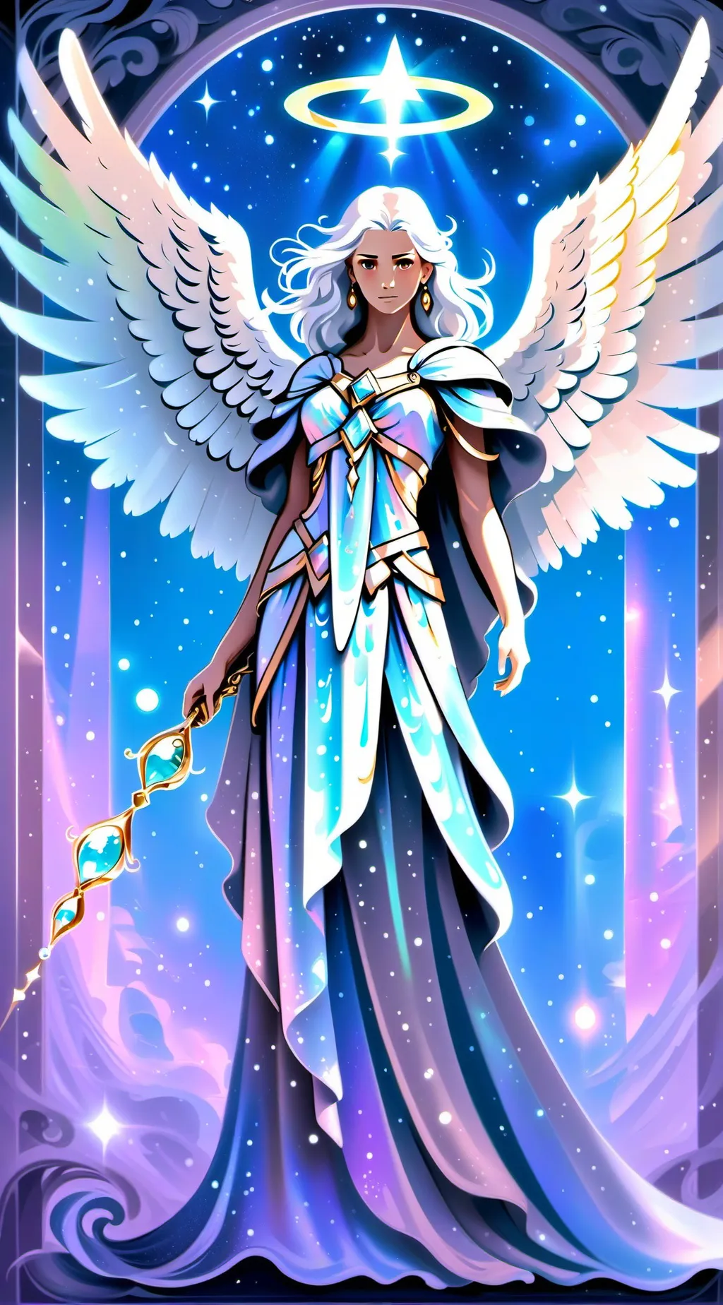 ai character: angel milisa background