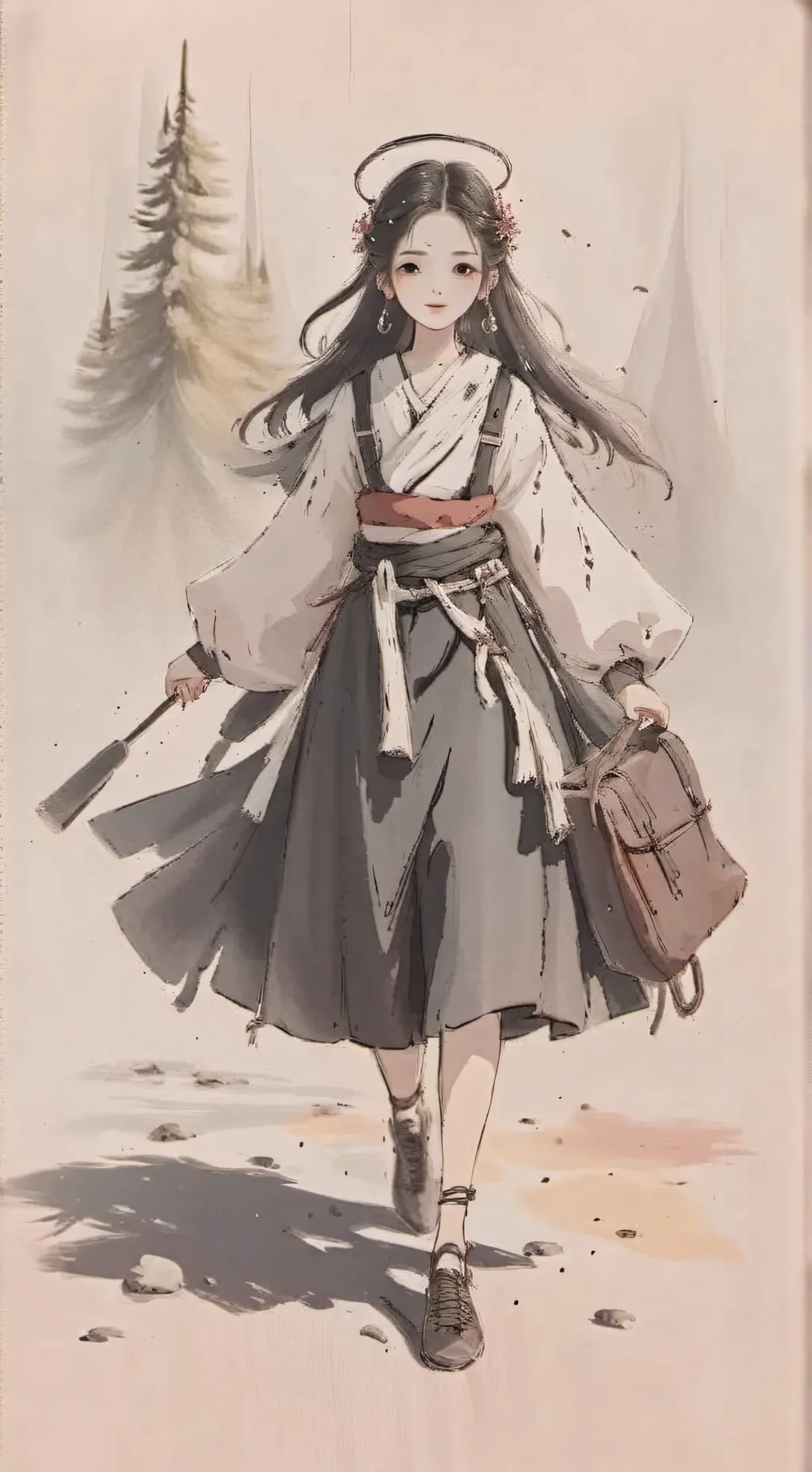 ai character: Luna background