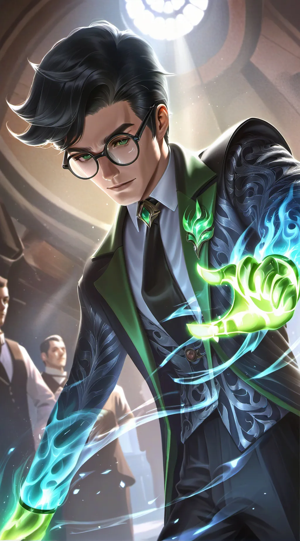 ai character: Harry (Yandere) background