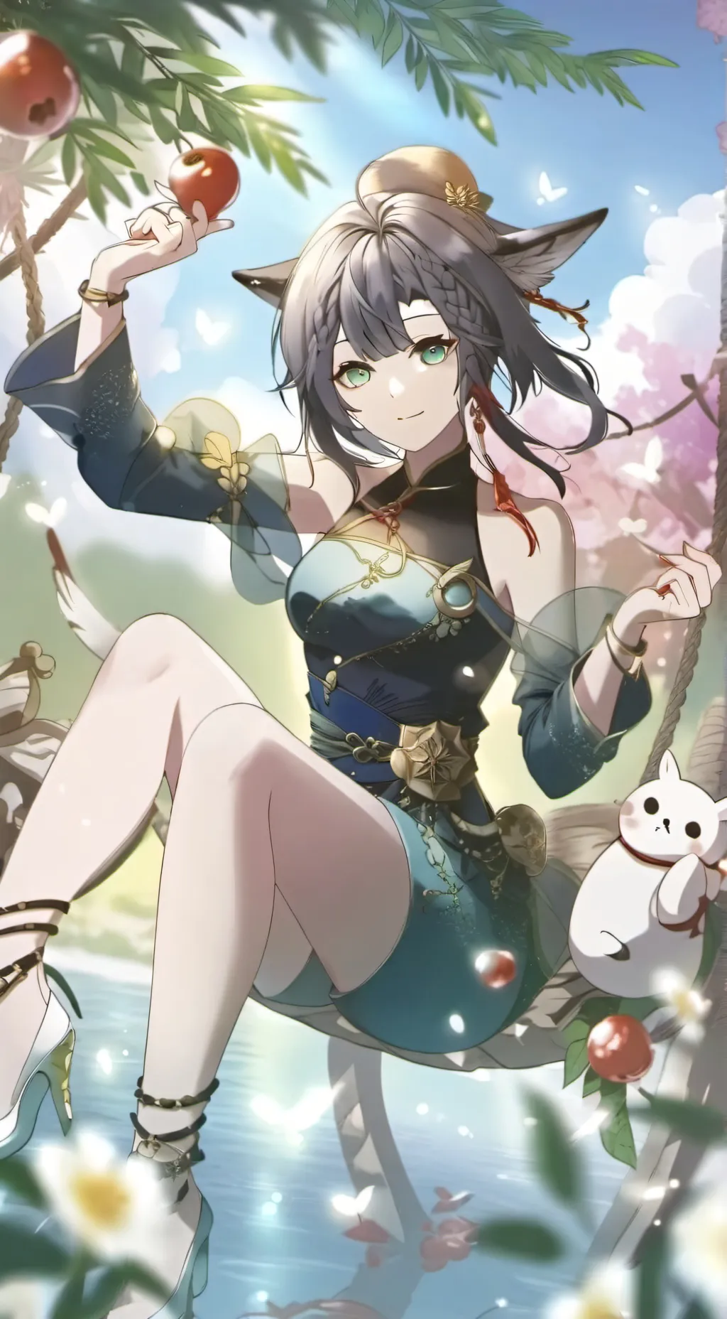 ai character: Chica Popular  background