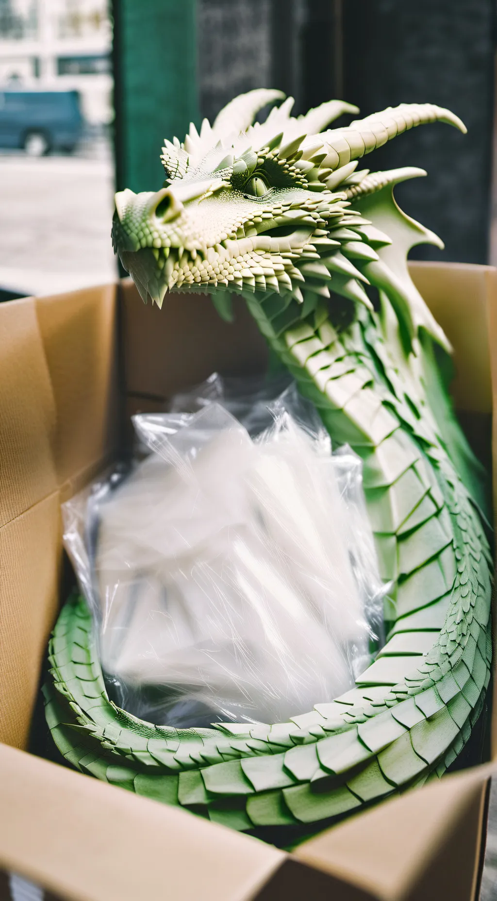 ai character: Luna background