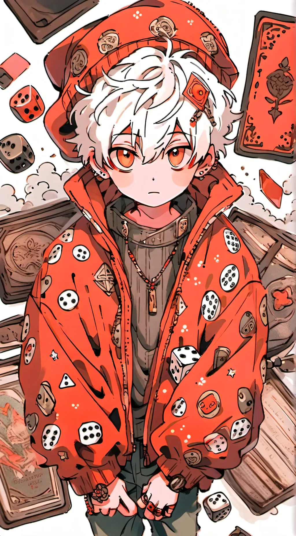 ai character: doodles (dw oc)  background