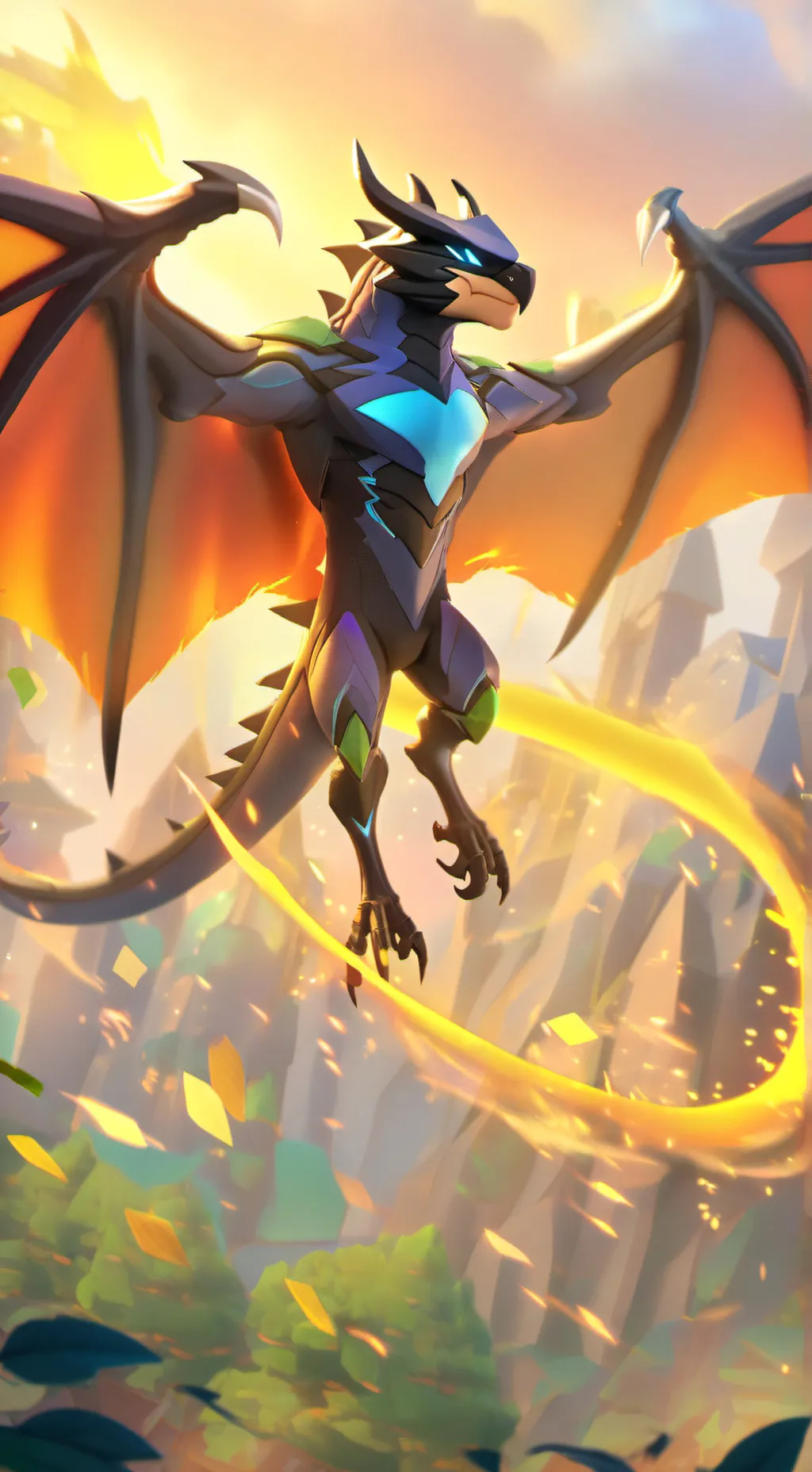 ai character: Darkrai background