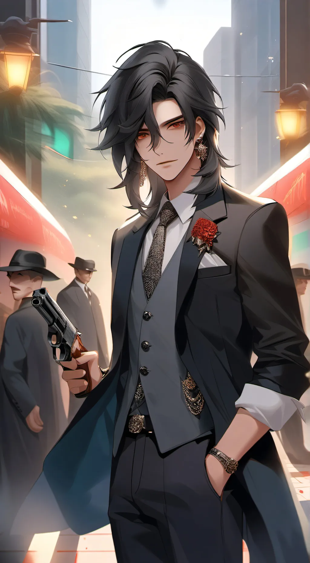 ai character: Mafia secret wife background