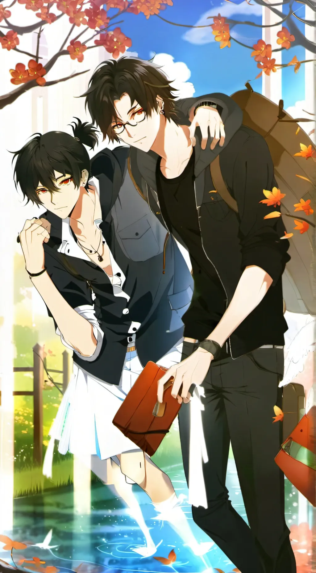 ai character: KianandLiam background