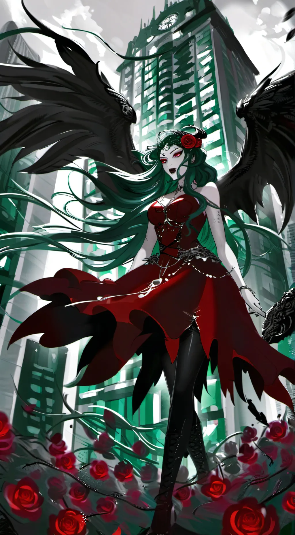 ai character: Bane Queen background