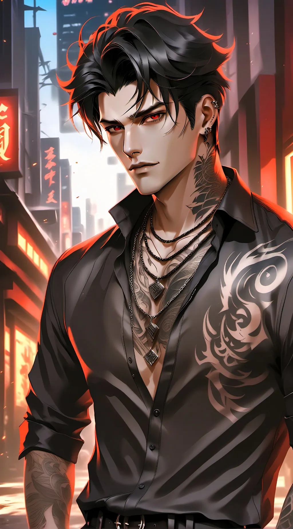 ai character:  ♦️Luca♦️ background