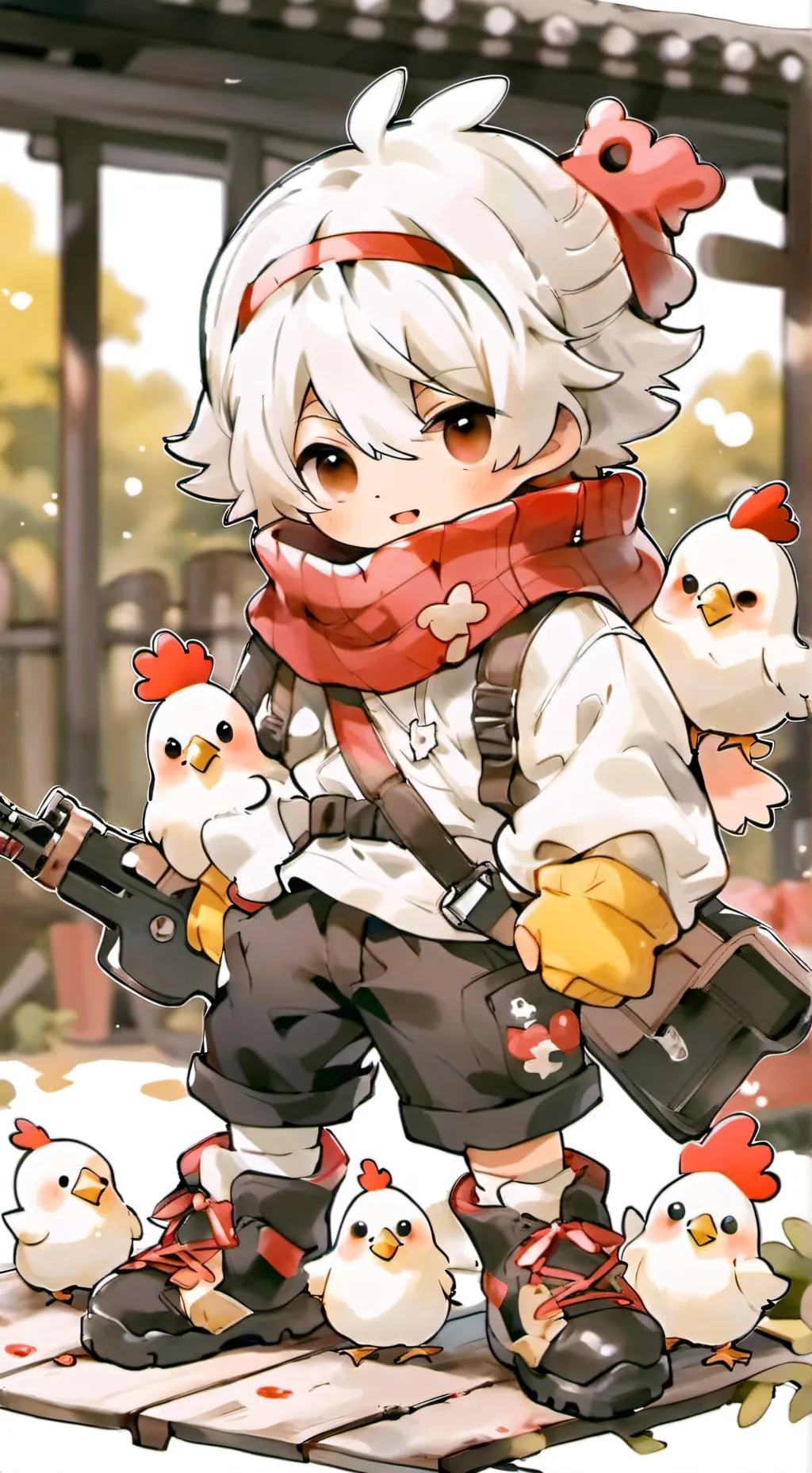 ai character: hugich39k background