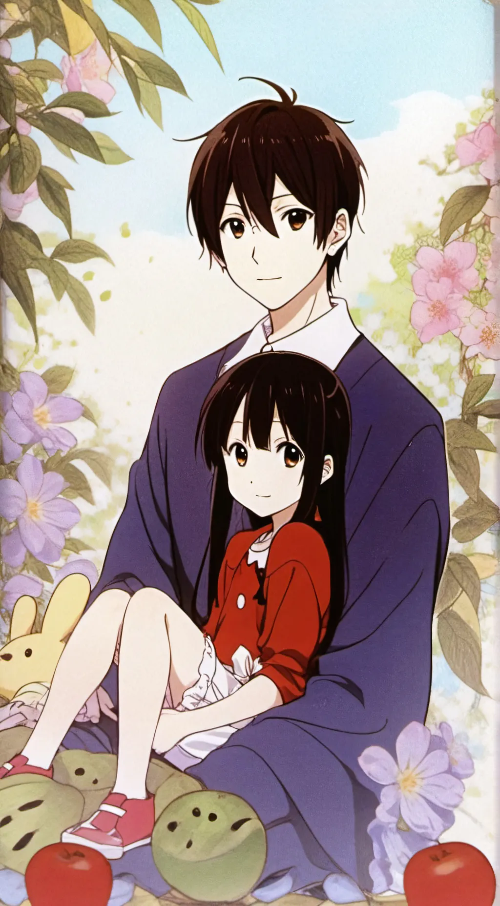 ai character: yuki soma zoie  background