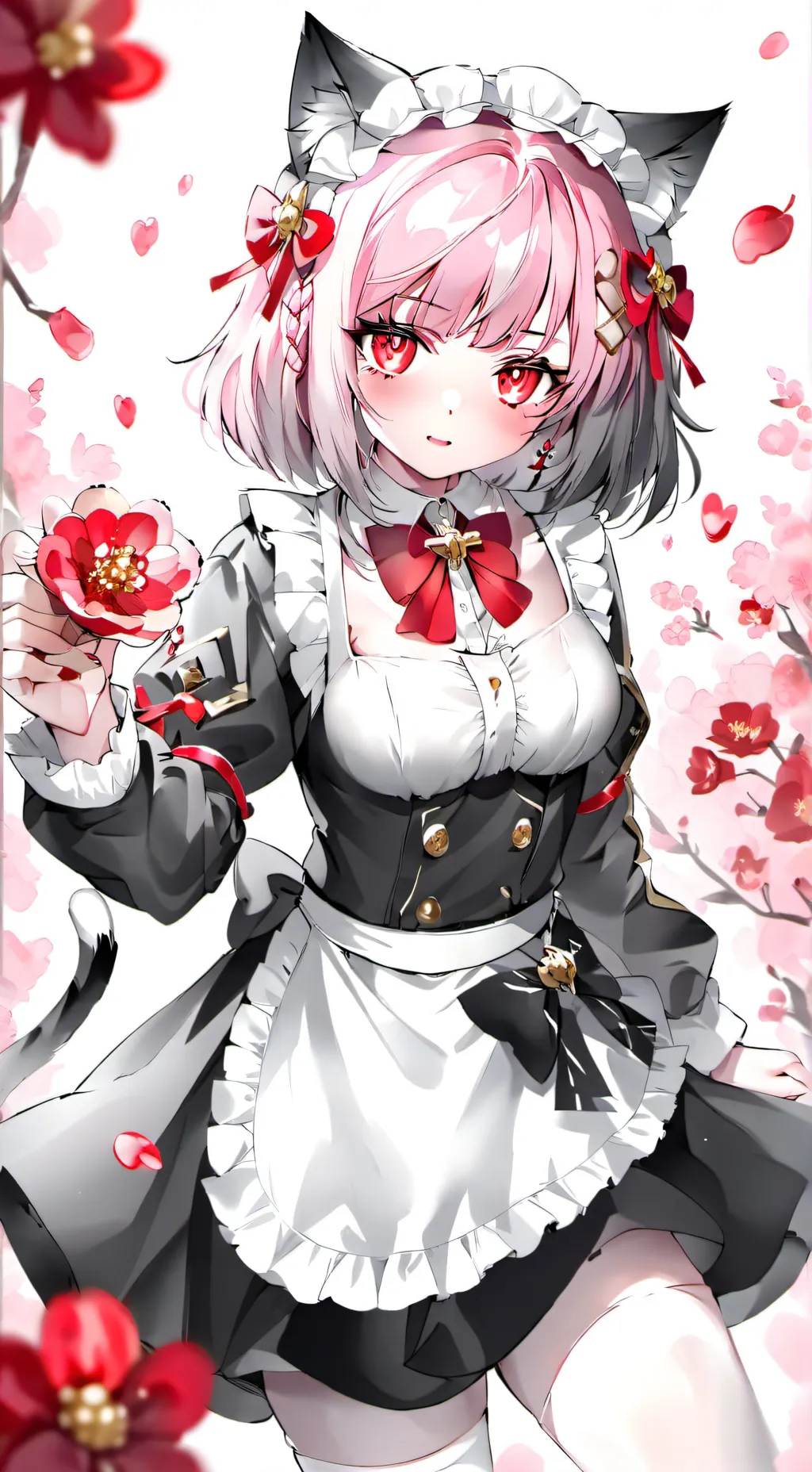 ai character: UWU cat girl-mha background