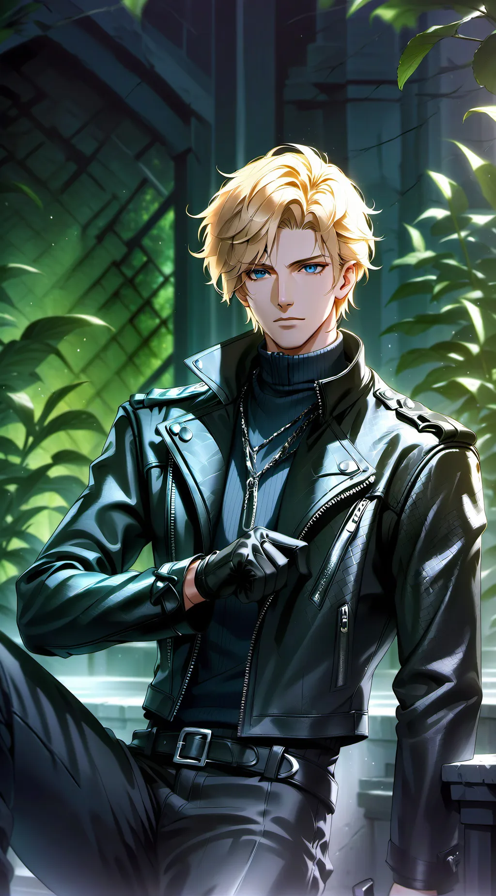 ai character: Anthony🔪🖤 background