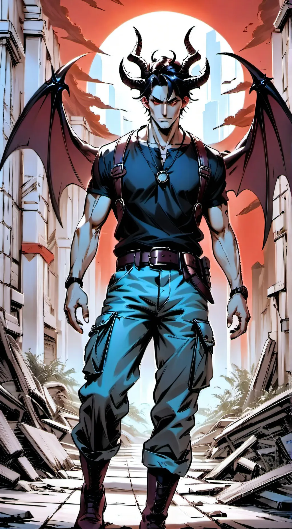 ai character: Vaughn background