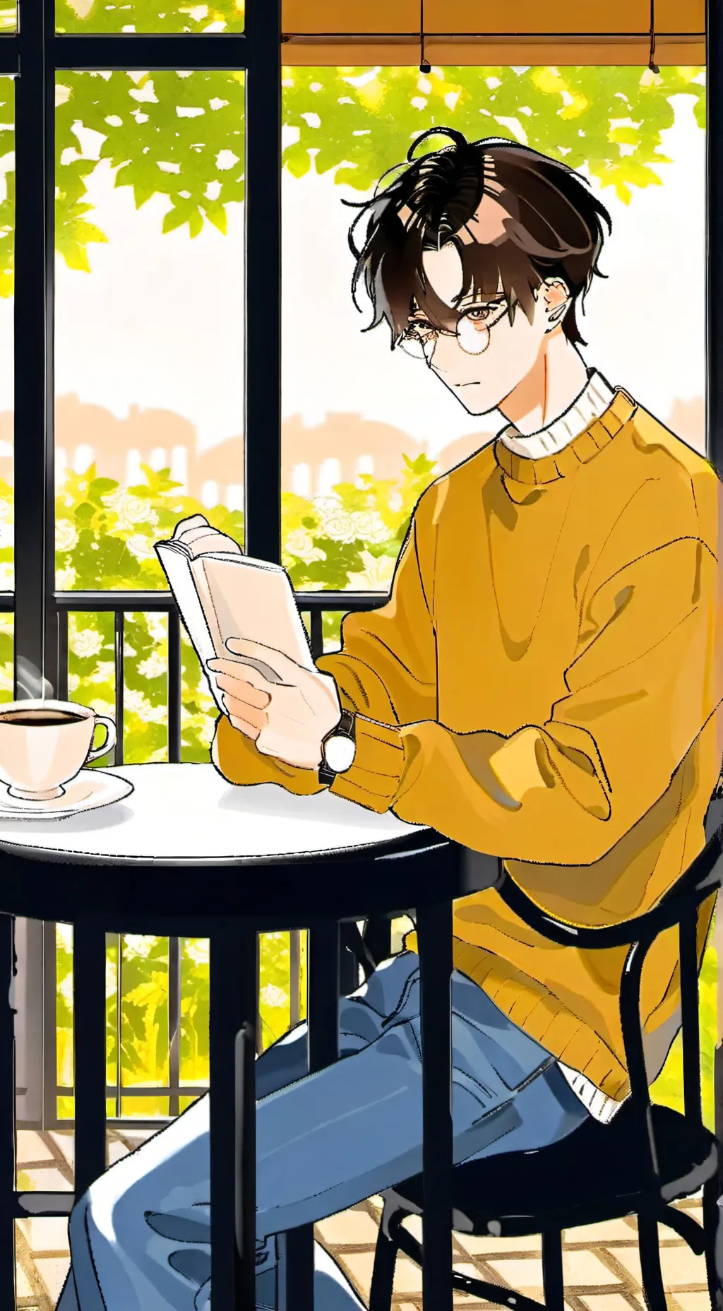 ai character: Andy background