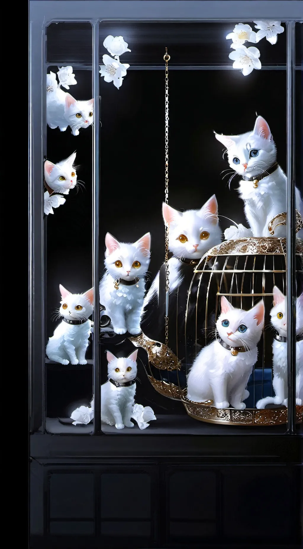 ai character: ♡☆kitten store☆♡ background