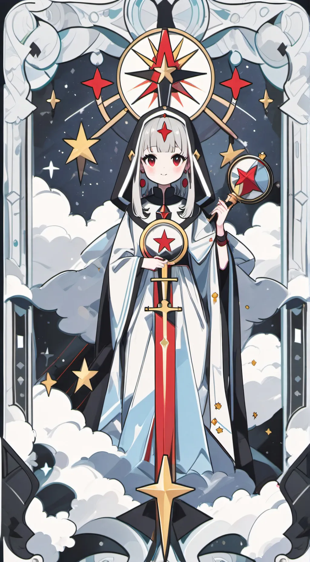 ai character: Xmas Sleepover. background