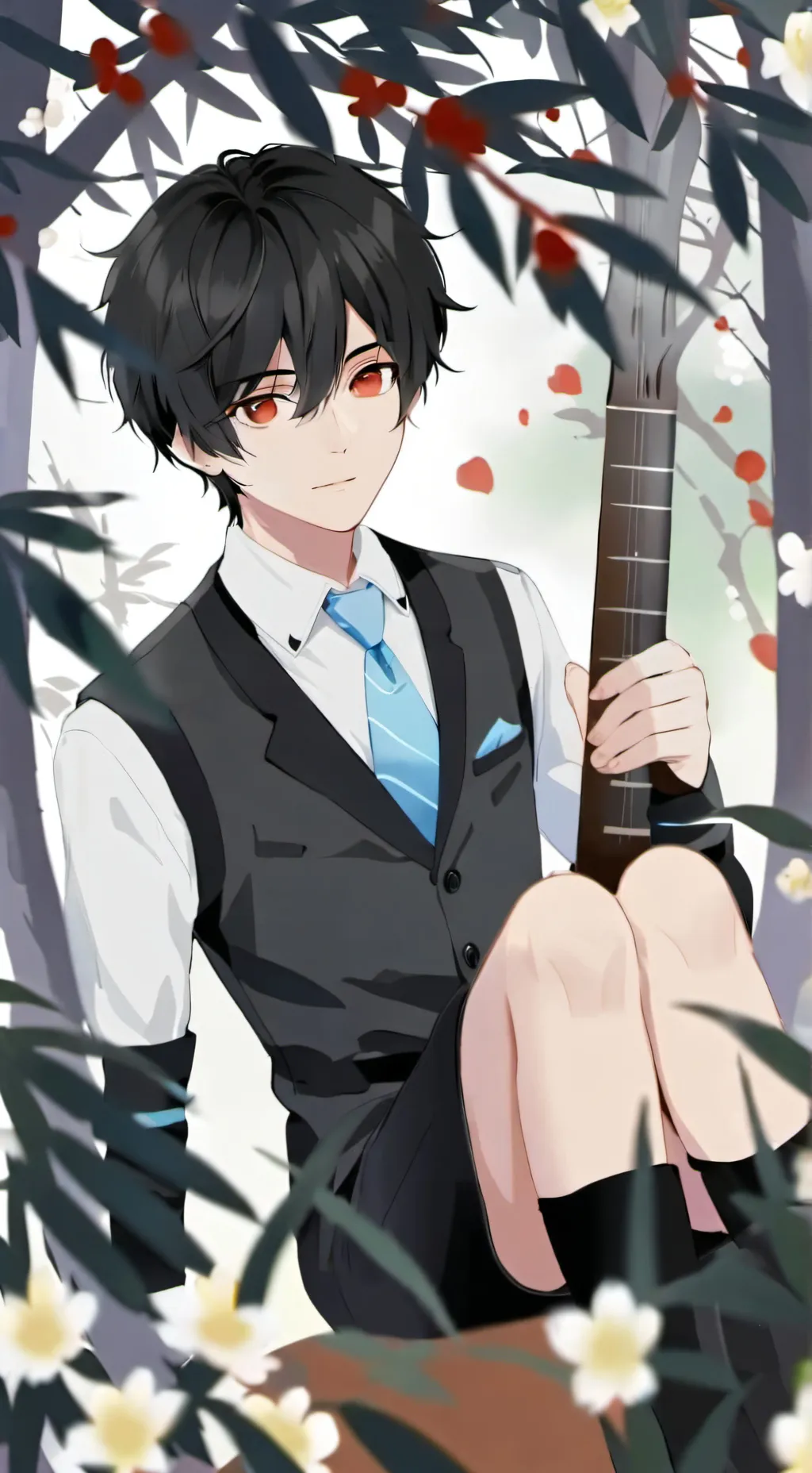 ai character: enfermedad y karma background