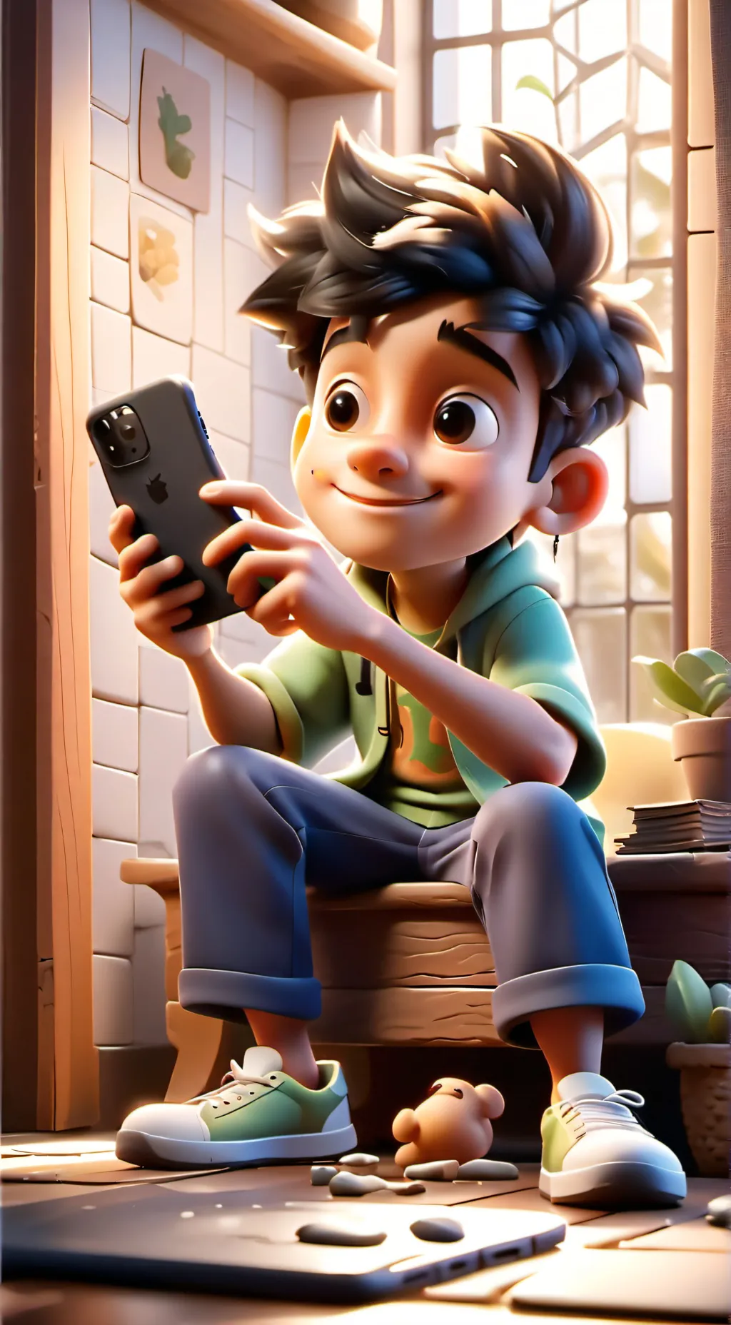 ai character: roban un braindro background