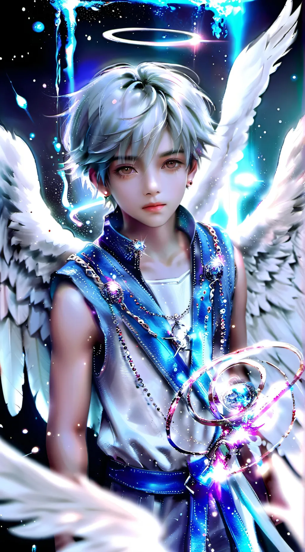 ai character: HP turning gold background