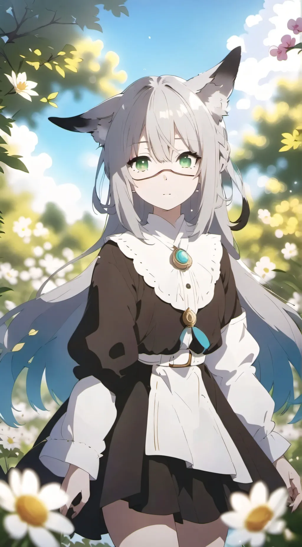 ai character: Вероника..) background