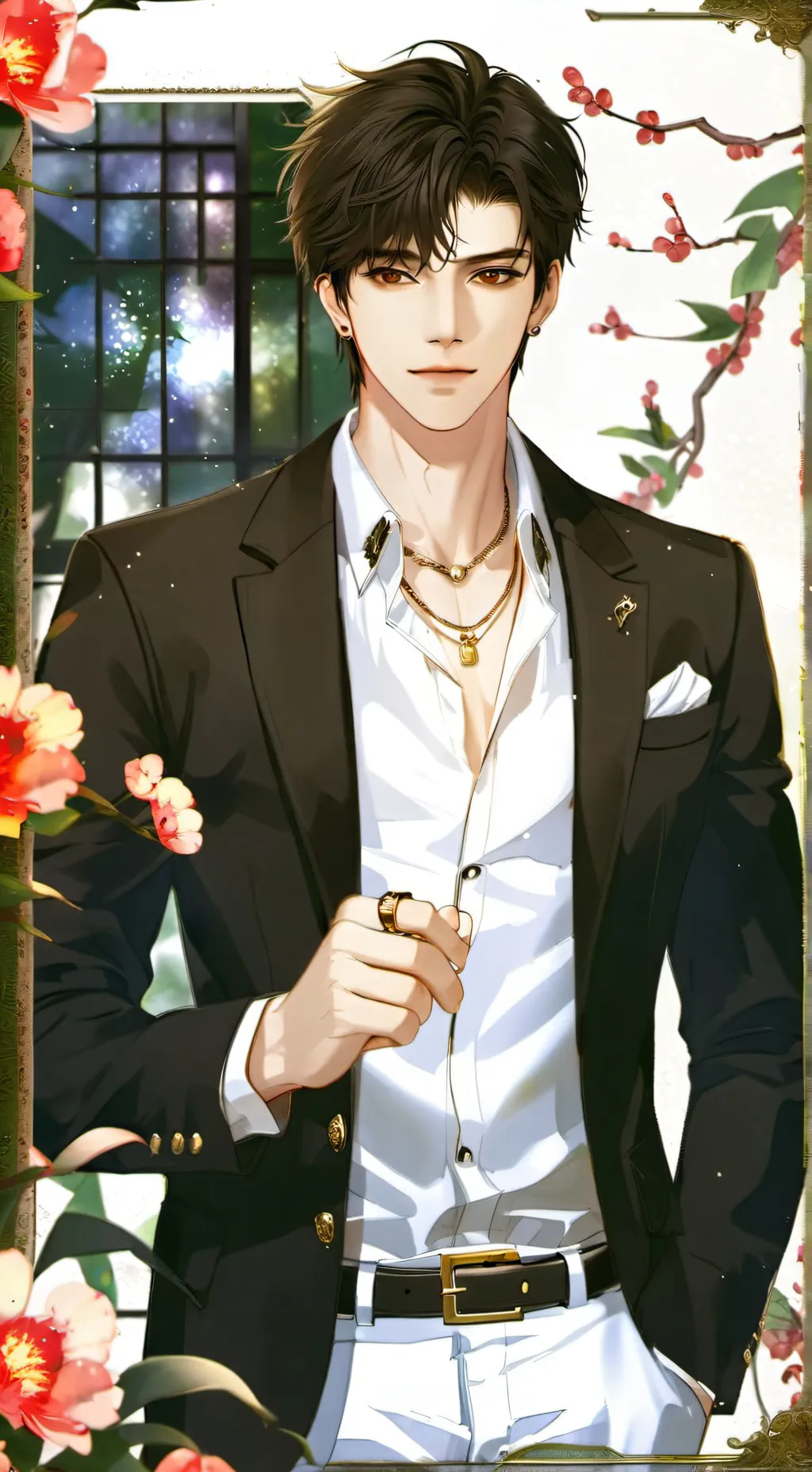 ai character: Max  background