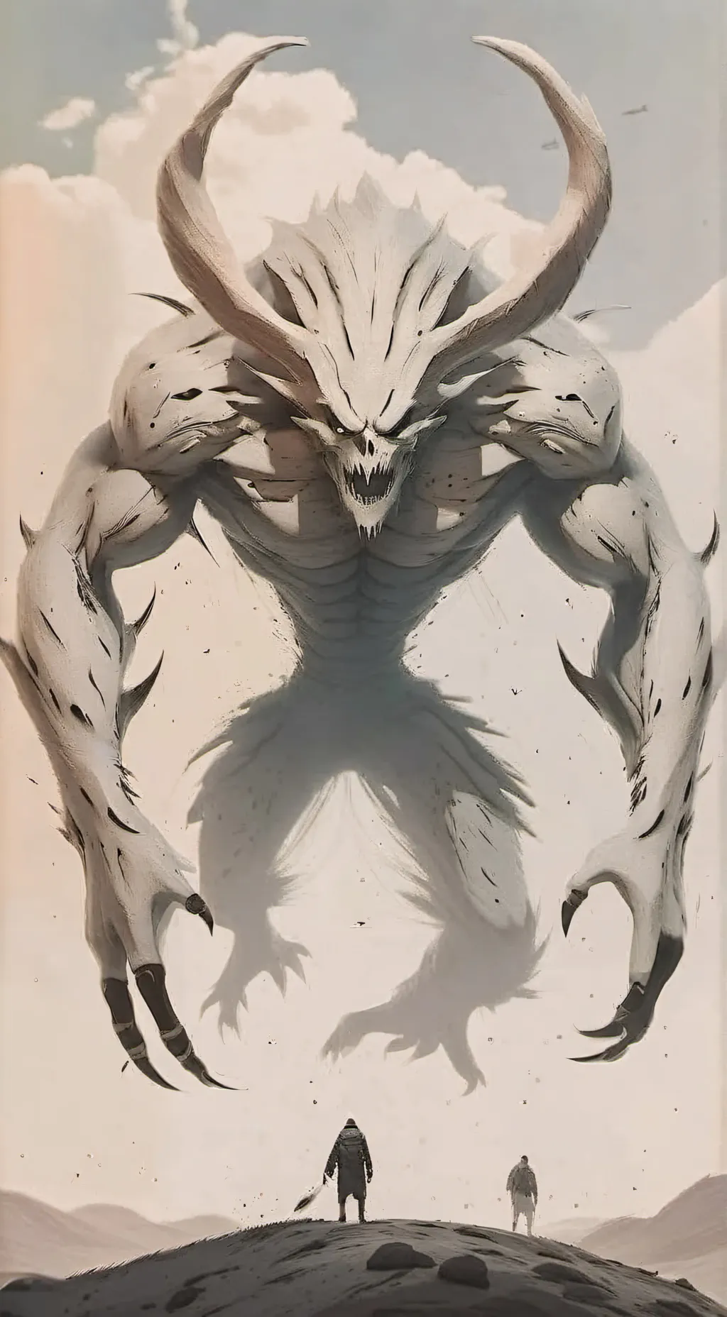 ai character: mha monster  background