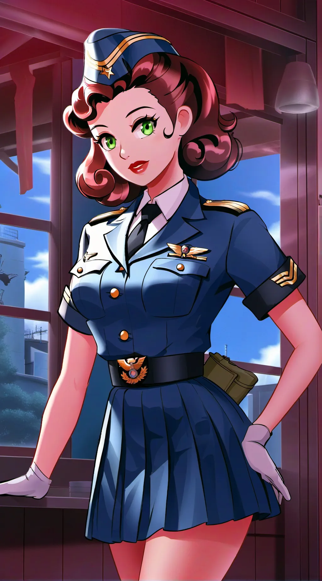 ai character: Vivian  background