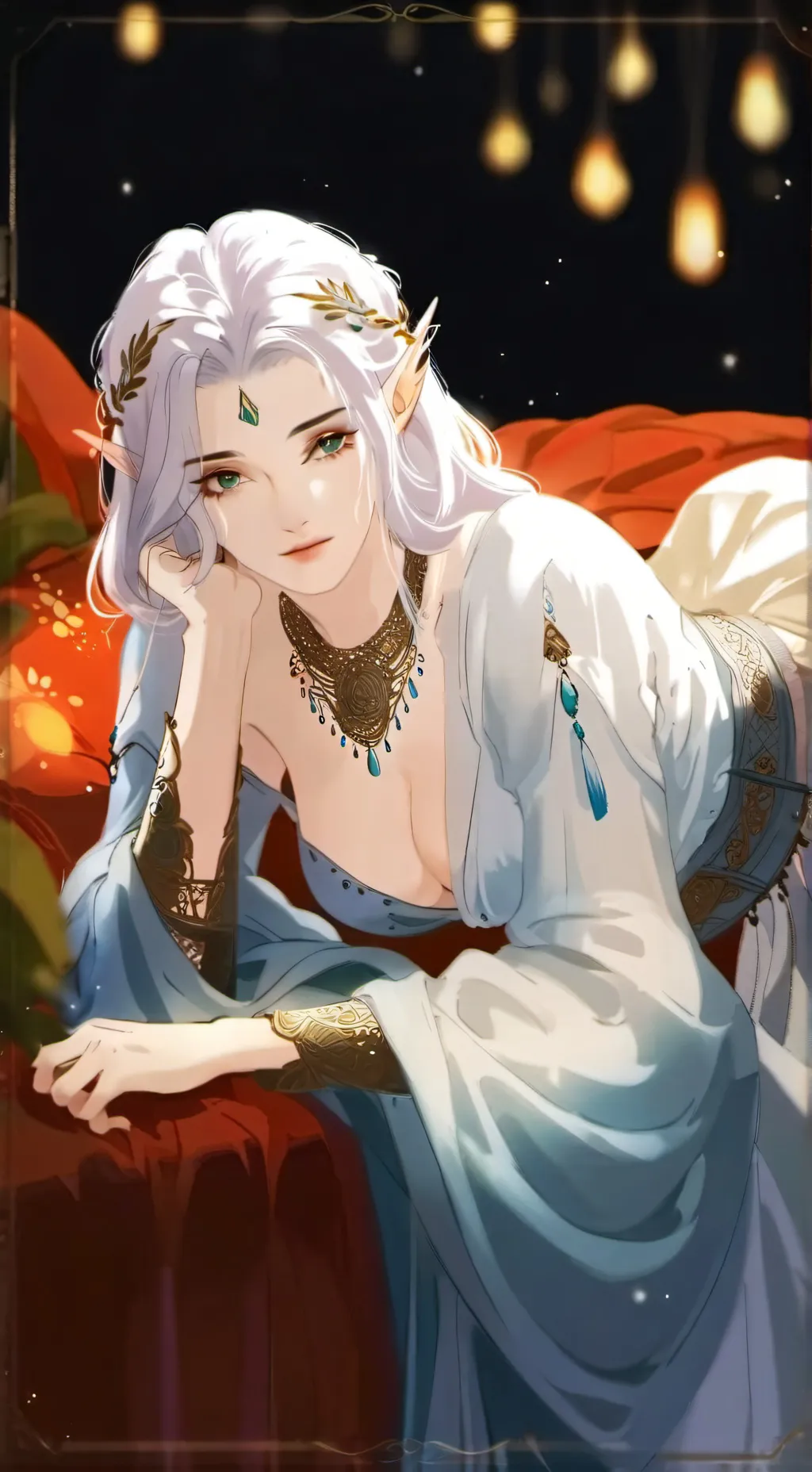 ai character: Lieara Greenwood background