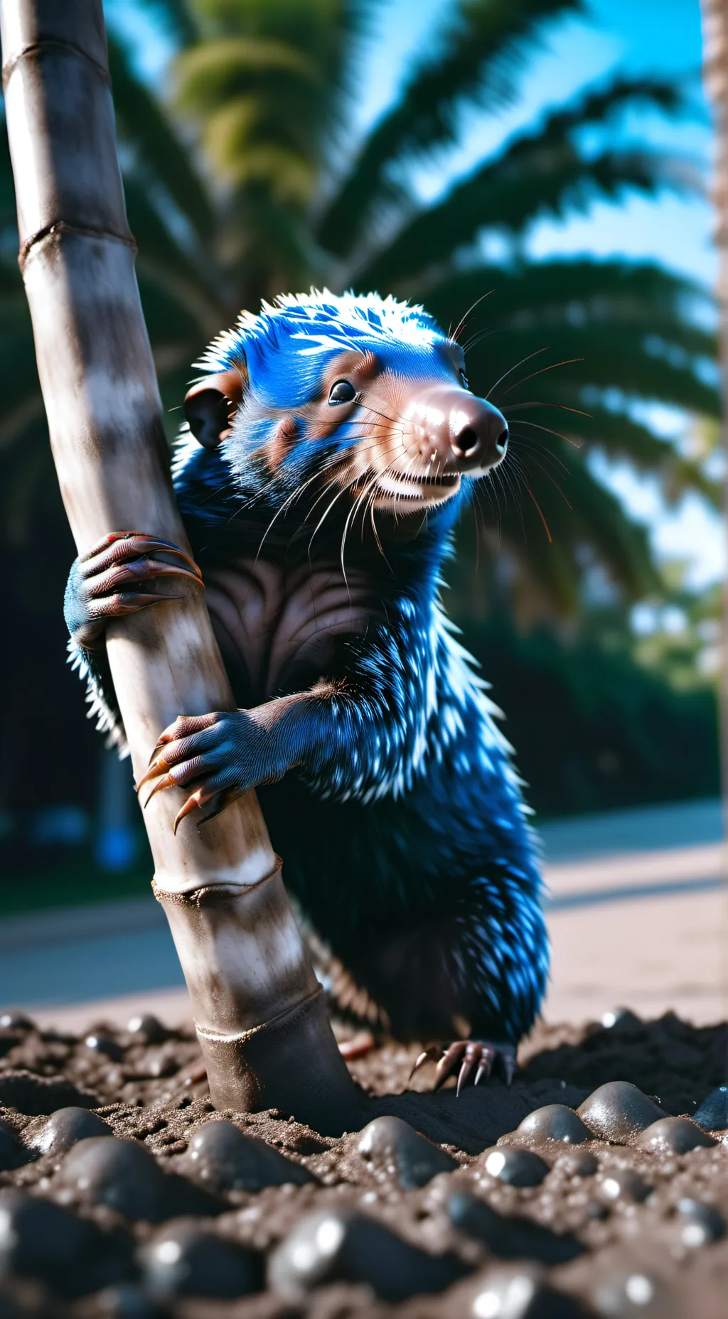 ai character: molechini cococini background