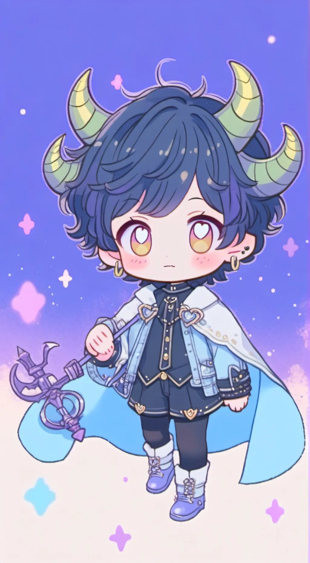 ai character: crazy fan background