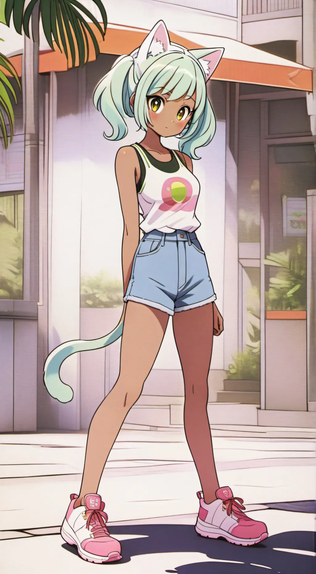 ai character: Savannya background