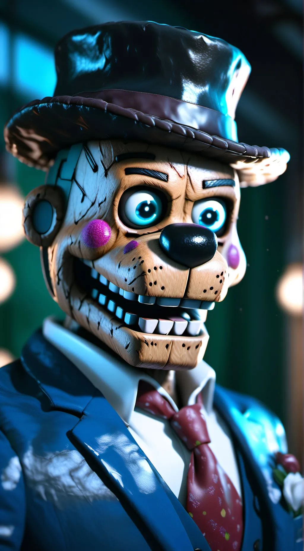 ai character: Freddy background