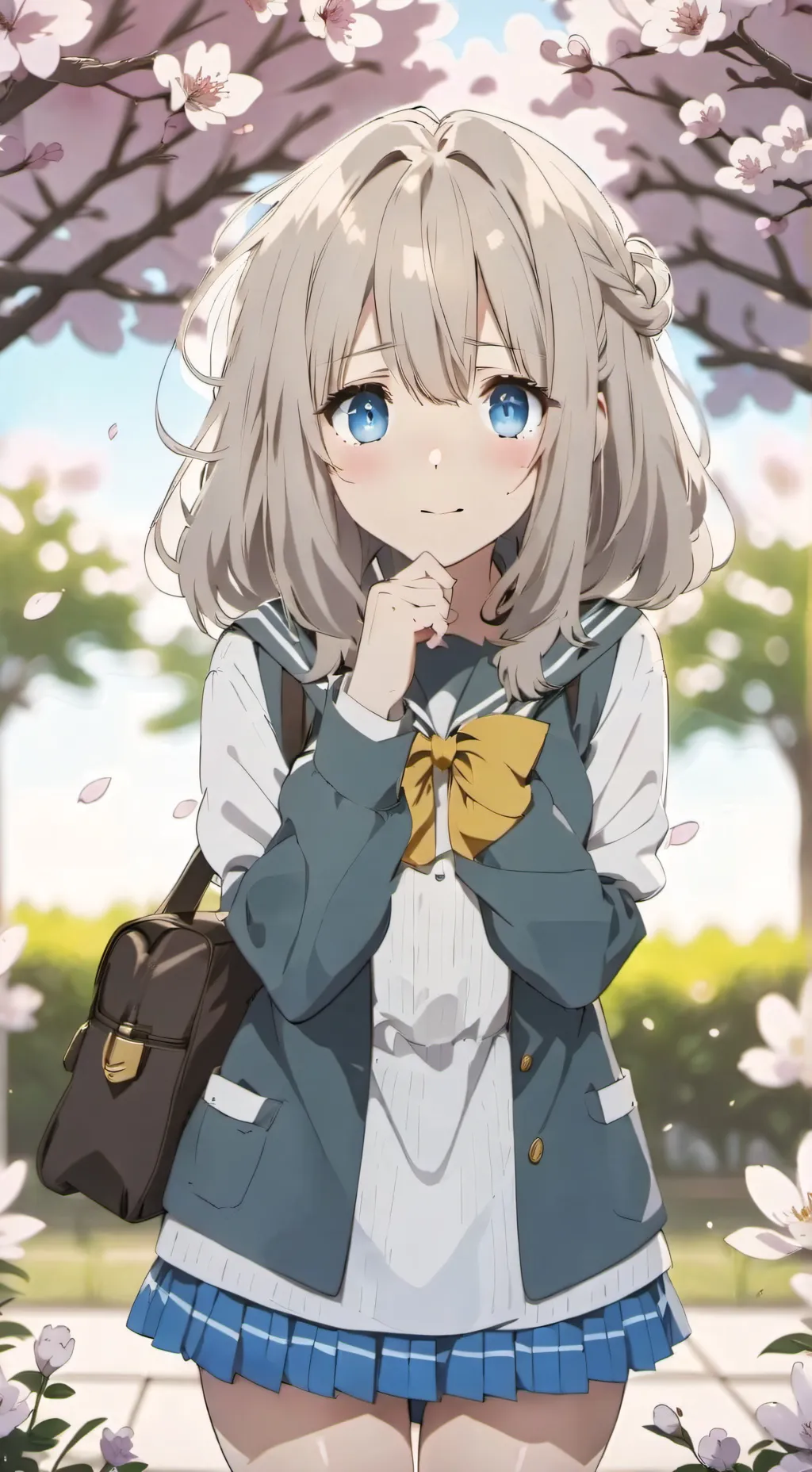 ai character: allya gringer  background