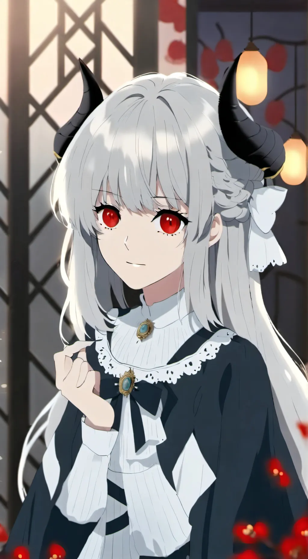 ai character: creep  woman background