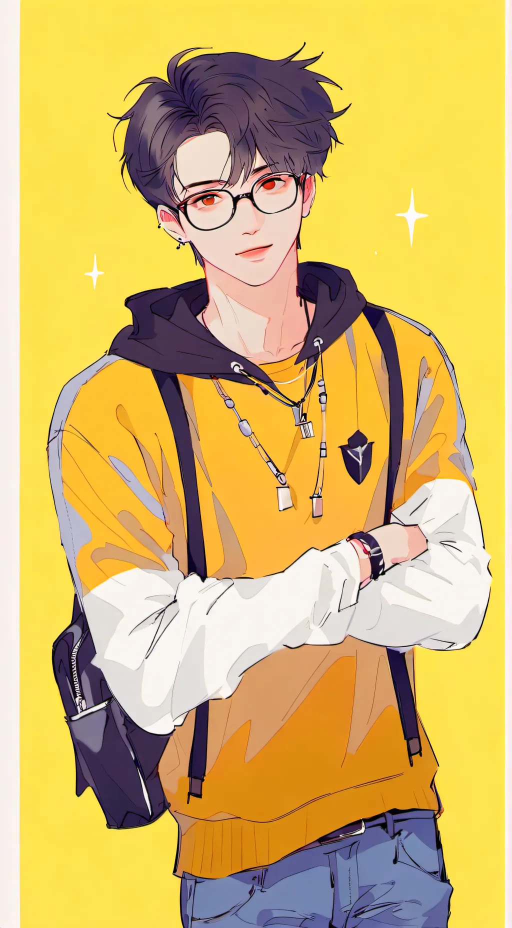 ai character: Liam💎💎 background