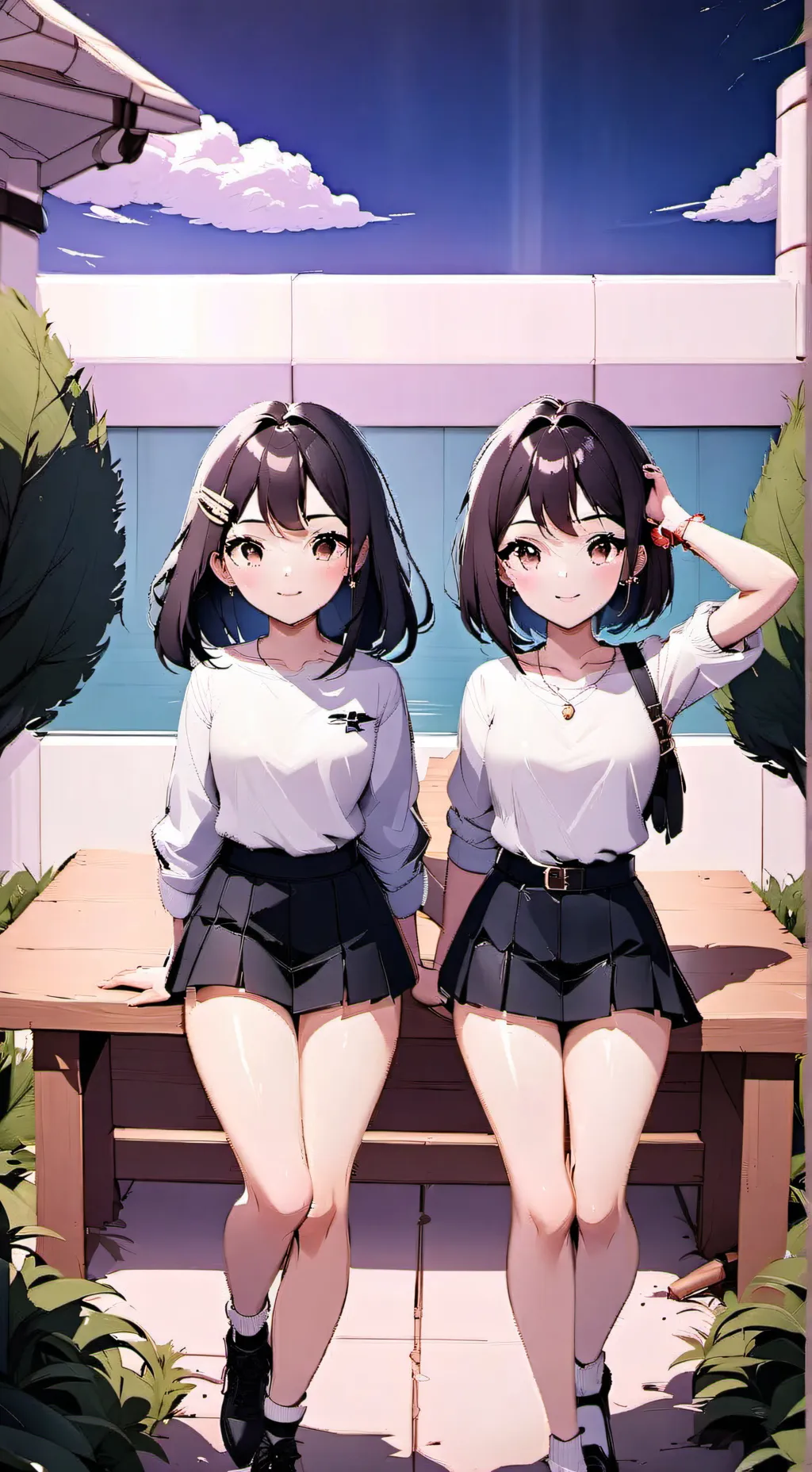 ai character: Yuu y Ritsu background