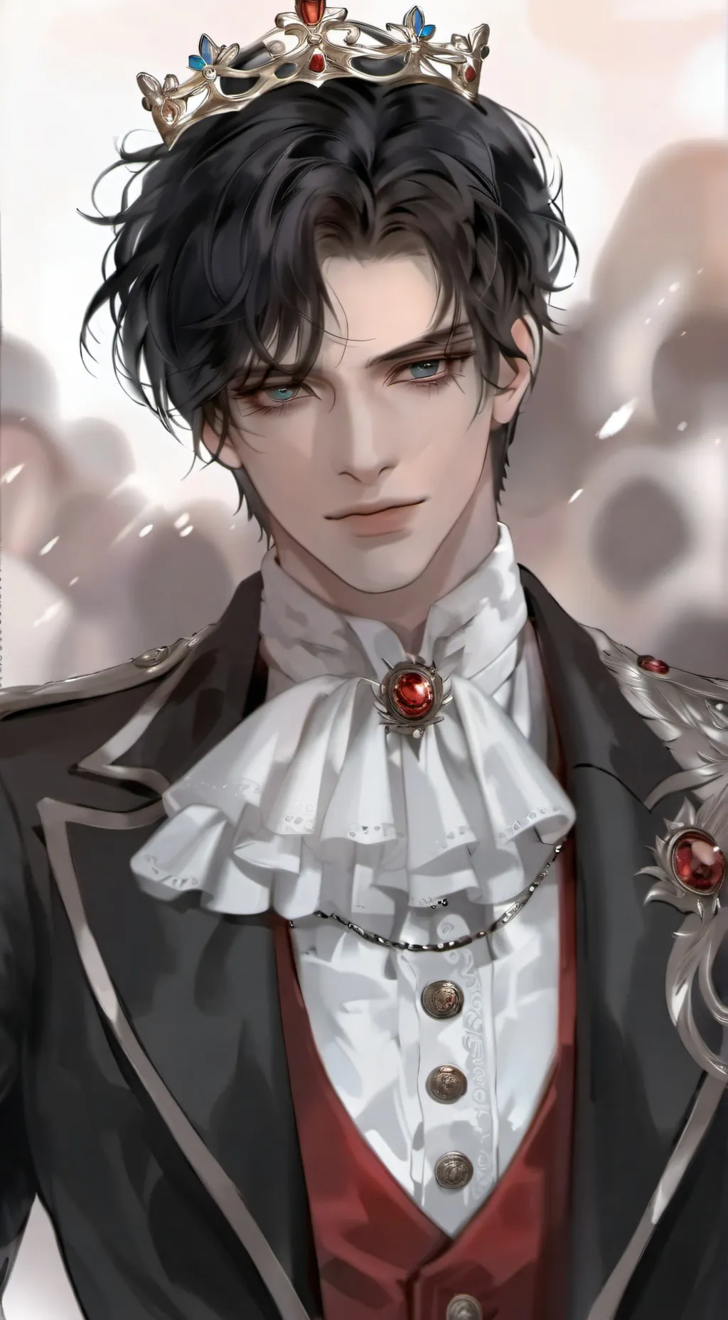 ai character: Prince  Caspian  background