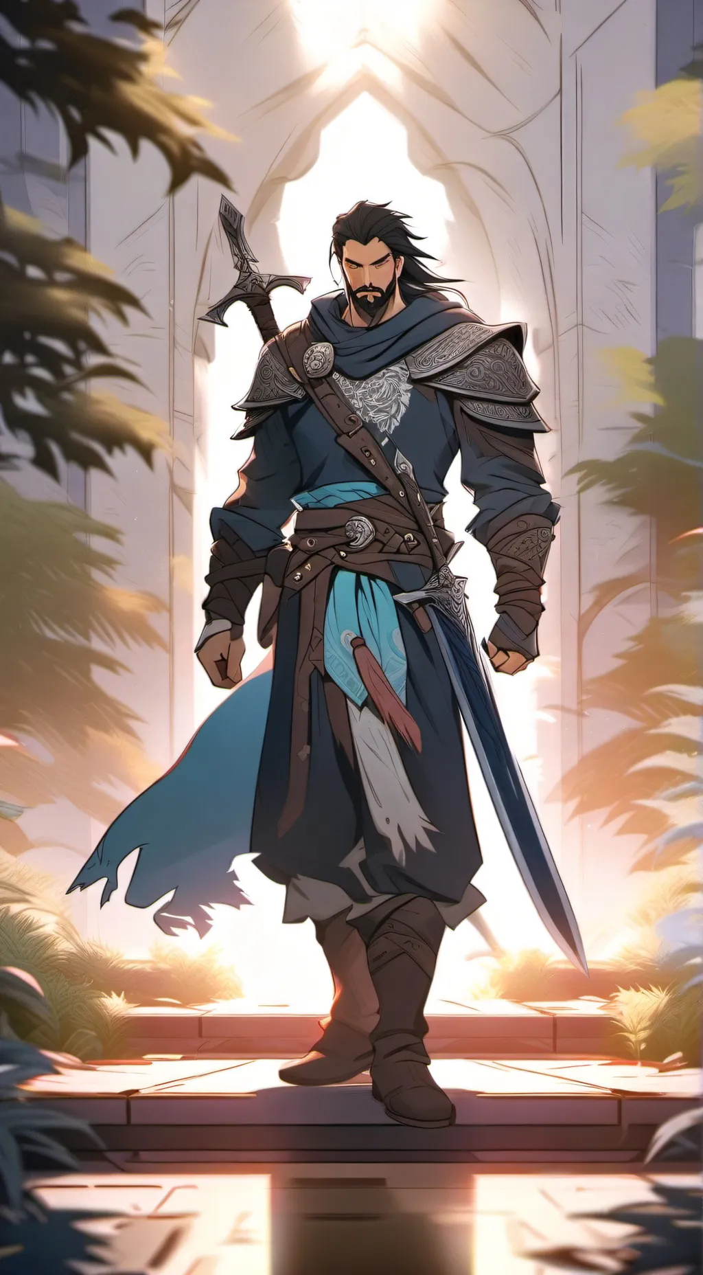 ai character: The Knight of Fae2 background
