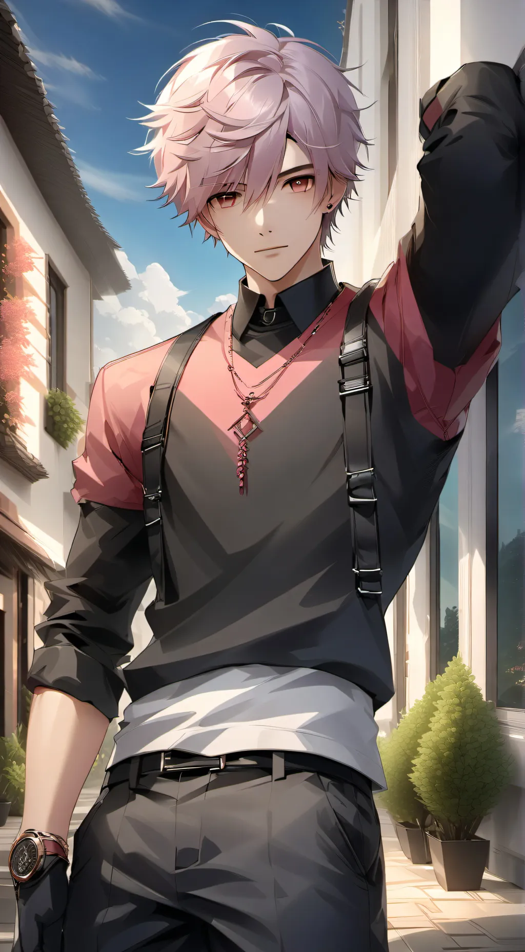 ai character: Blake  background